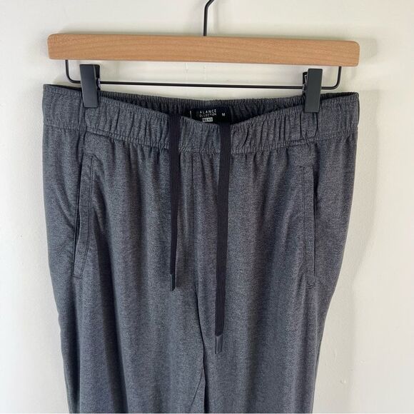 Balance Collection Gray Sweatpants Joggers Relaxed Fit Tapered Leg size Medium - Picture 2 of 8